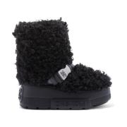 Casadei Svart Yeti Moon Boot Black, Dam