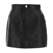 Re/Done Short Skirts Black, Dam