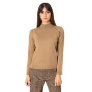 Max Mara Weekend Turtleneck Tröja, Luppe Skjorta Brown, Dam