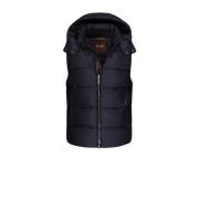 Moorer Boudin-Quiltad Gilet Blue, Herr