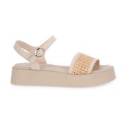 Frau Sandals Beige, Dam