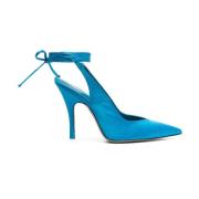 The Attico Eleganta Högklackade Pumps Blue, Dam