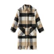 Woolrich Beige Ullkappa Beige, Dam