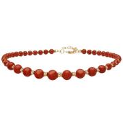 Chantecler Cherie Guld Halsband med 0,64 CT Diamant Red, Dam