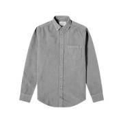 Portuguese Flannel Ljusgrå Corduroy Skjorta Gray, Herr