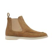 Scarosso Eugenia Suede Chelsea Boots Brown, Dam