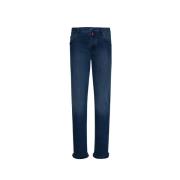 Kiton Ultra-Slim Mörkbl? Bomullsjeans Blue, Herr