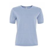 Skovhuus Mjuk O-Neck T-shirt i olika färger Blue, Dam