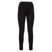 Frame Skinny Jeans Black, Dam