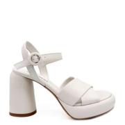Halmanera High Heel Sandals White, Dam