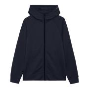 Ecoalf Faro Zip-Through Hoodie Blue, Herr