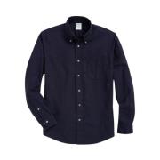 Brooks Brothers Milano Slim-Fit Sport-skjorta, portugisisk flanell, kn...