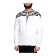 Marcelo Burlon Tränings T-shirt, Vingad Stil White, Herr