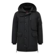 Enos Vinterjackor Parkas Herr Svart Black, Herr