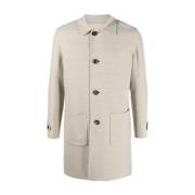 Eleventy Coats Beige, Herr