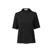 Samsøe Samsøe Jodi Turtleneck T-shirt Black, Dam