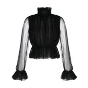 Khaite Smickrande Silhuett Blus Black, Dam