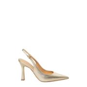 Roberto Festa Mjuk Platinum Sandal med Justerbar Ankelrem Beige, Dam