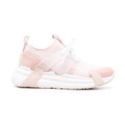 Moncler Rosa Lunarove Panel Sneakers Pink, Dam