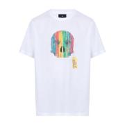 PS By Paul Smith Tryckt T-shirt White, Herr