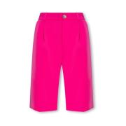 Custommade Nilda plisserade shorts Pink, Dam