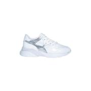 Hogan Sportiga Glittersneakers White, Dam