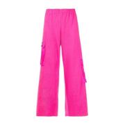 Rotate Birger Christensen Wide Trousers Pink, Dam