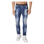 Philipp Plein Mdt2780 jeans man Blue, Herr