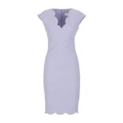 Genny Midi Dresses Purple, Dam