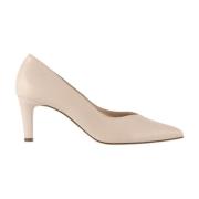 Högl Beige Läder Boulevard 60 Pumps Beige, Dam