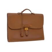 Hermès Vintage Pre-owned Läder portfljer Brown, Dam