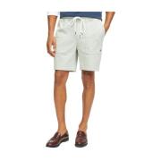 Brooks Brothers Stretch Sueded Cotton Jersey Sweatshorts Gray, Herr