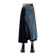 Junya Watanabe Midi Skirts Black, Dam
