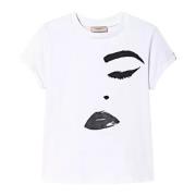 Twinset Bomull T-shirt 100% Komposition White, Dam