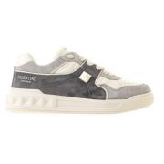 Valentino Garavani En Stud Sneaker Gray, Herr