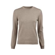 Stenströms Round-neck Knitwear Beige, Dam