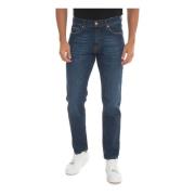 Harmont & Blaine Stentvättade Denim Jeans Blue, Herr