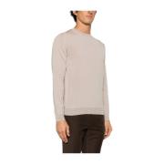 Zanone Beige Flex Wool Sweaters Beige, Herr