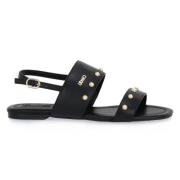 Liu Jo Rachele 01 Platta Sandaler Black, Dam