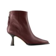 aeyde Heeled Boots Red, Dam