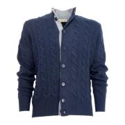 Cashmere Company Kofta Blue, Herr