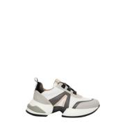 Alexander Smith Marmorsneakers - Vit/Grå/Rosa Gray, Dam