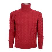 Cashmere Company Rullkrage Red, Herr