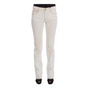 Costume National Vita Bootcut Jeans White, Dam