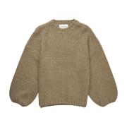 Munthe Round-neck Knitwear Beige, Dam