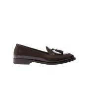 Scarosso Sienna Tassel Loafers - Handgjorda italienska läderskor Brown...