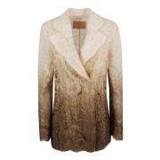 Ermanno Scervino Blazerjacka Beige, Dam