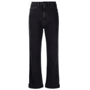 3X1 Flared Jeans Black, Dam