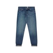 Edwin Straight Jeans Blue, Herr