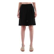 Simona Corsellini Casual Shorts Black, Dam